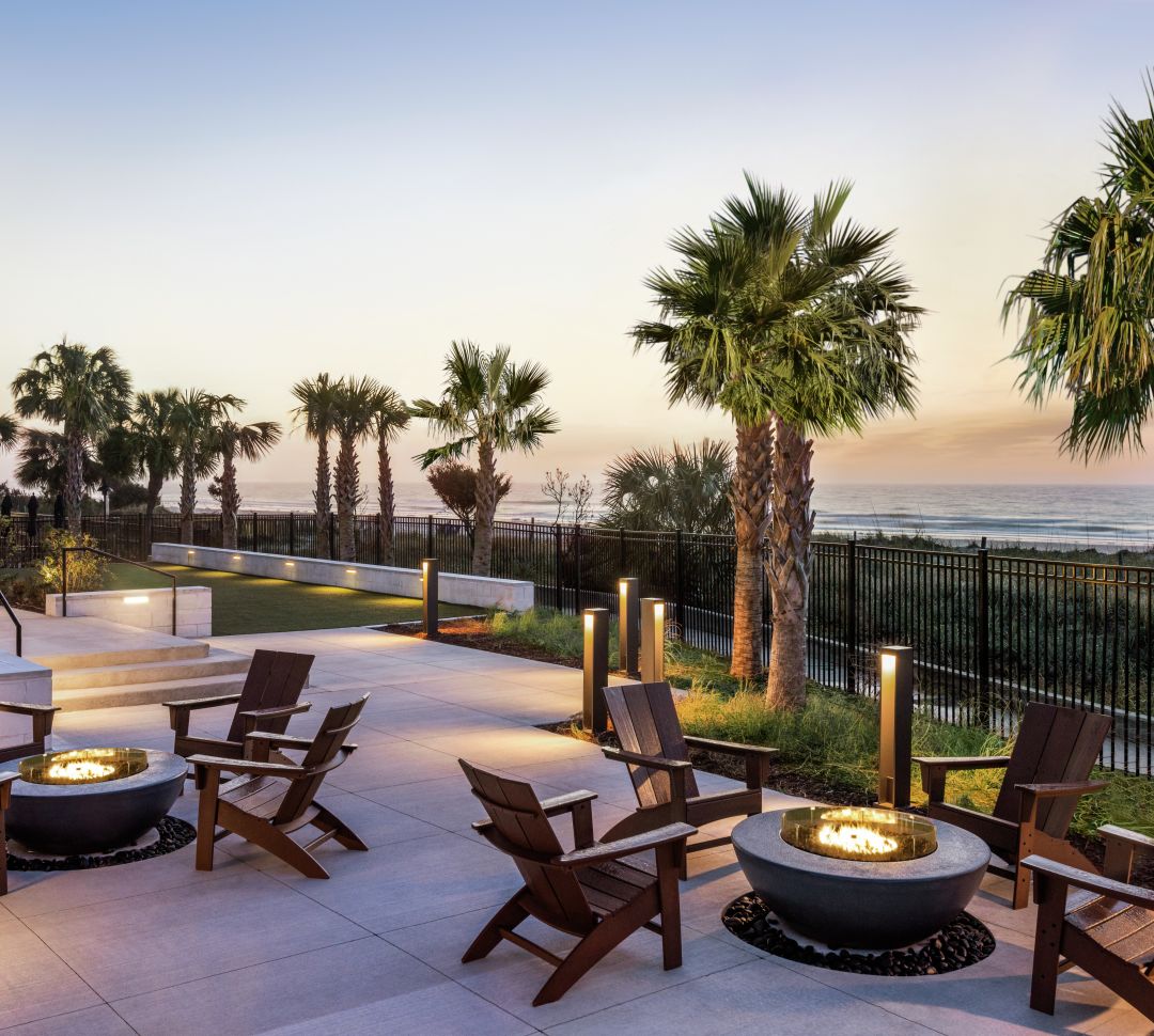 Stunning Fire Pit Luxury Penthouse Suites With Ocean View image